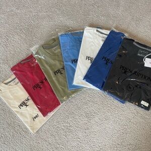 Various vibrant colors Short Sleeve plain Tees Collection